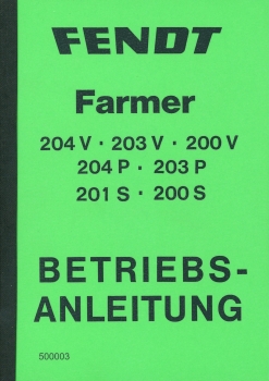 Bedienungsanleitung Farmer 205 P - 200 S    (10.83 )